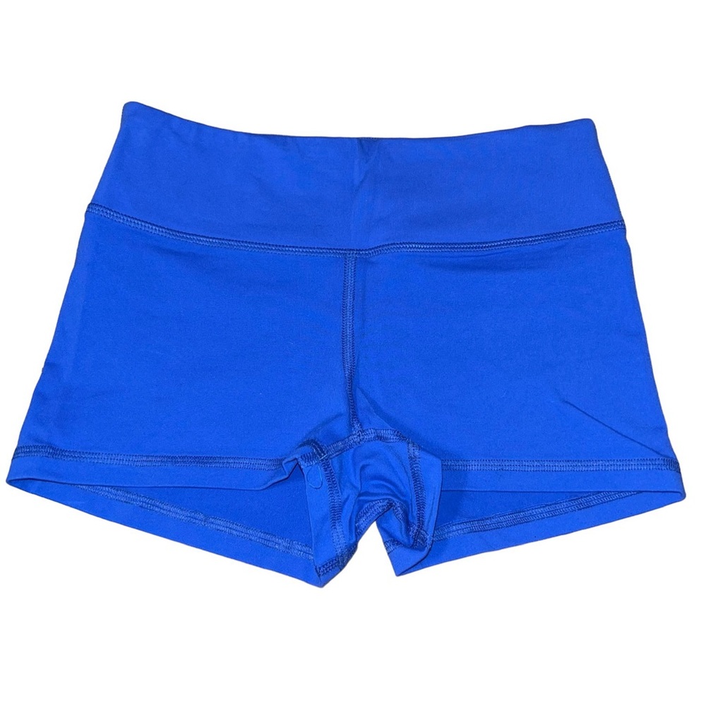 American Apparel Performance Sportswear Active Activewear Blue Booty Shorts